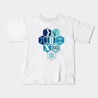 math t-shirt blue Kids T-Shirt